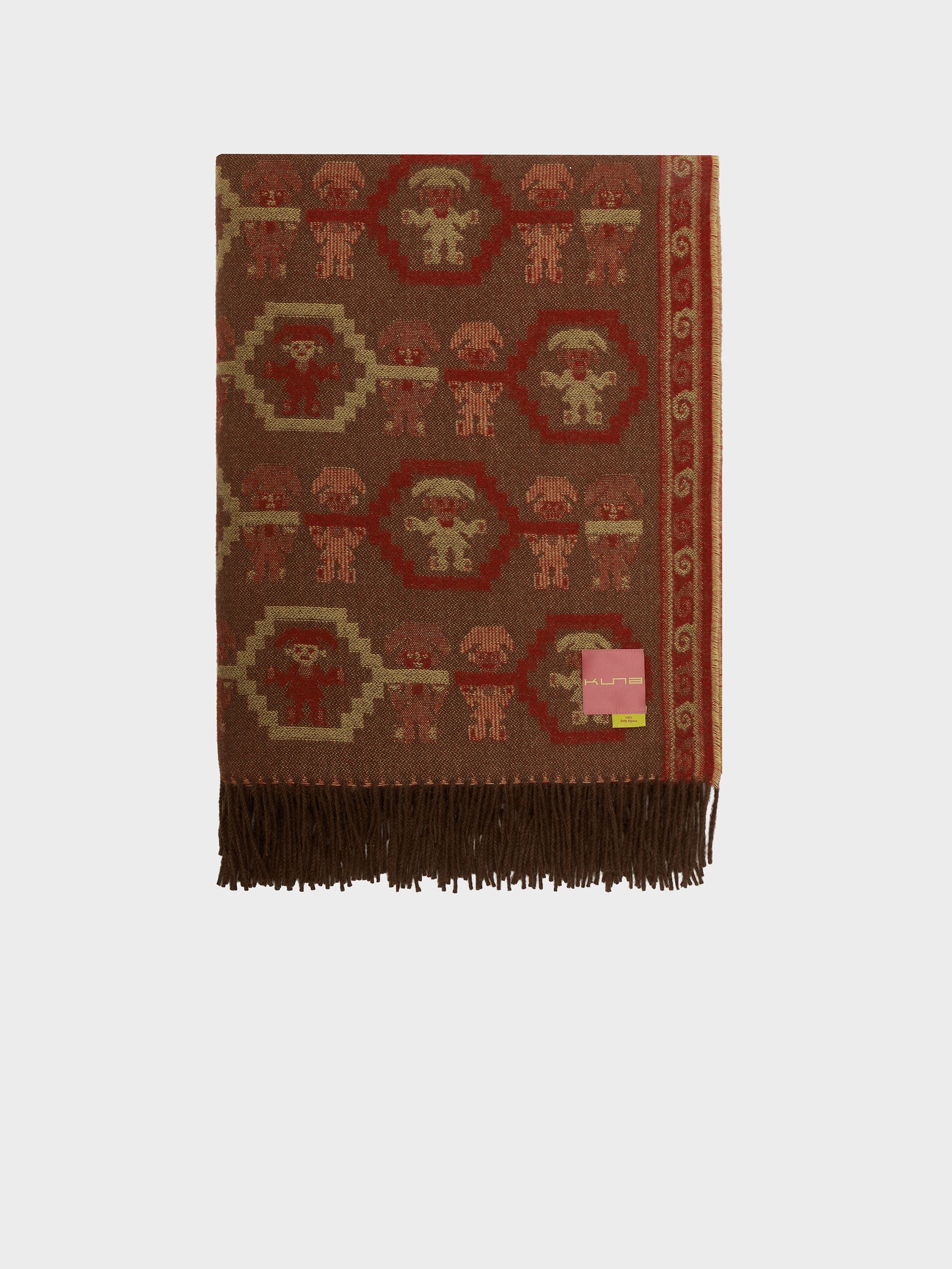 Chimu Blanket - 13 Red Baby Alpaca