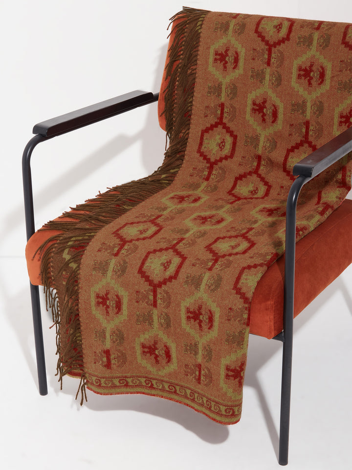 Chimu Blanket - 13 Red Baby Alpaca