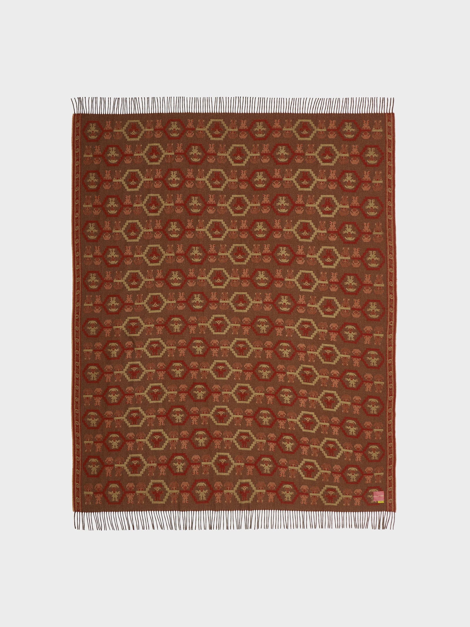 Chimu Blanket - 13 Red Baby Alpaca