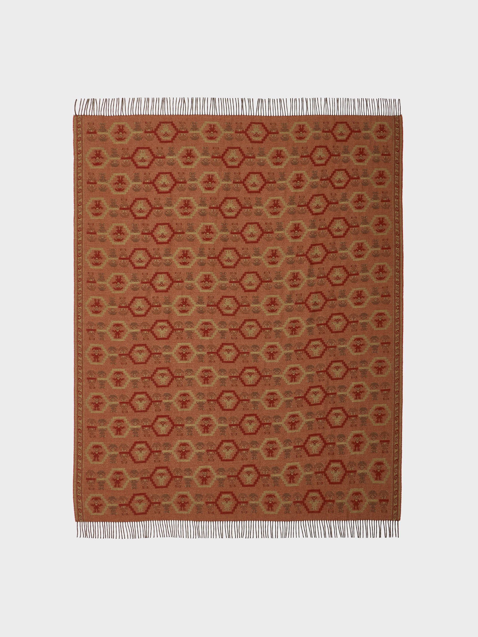 Chimu Blanket - 13 Red Baby Alpaca