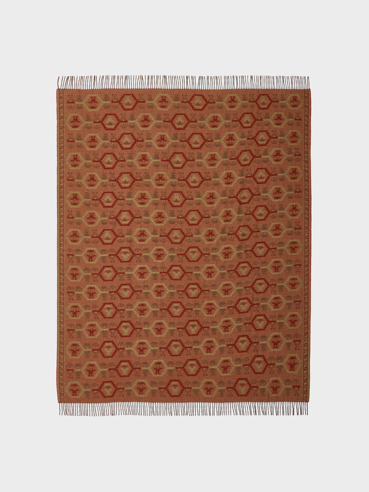 Chimu Blanket - 13 Red Baby Alpaca