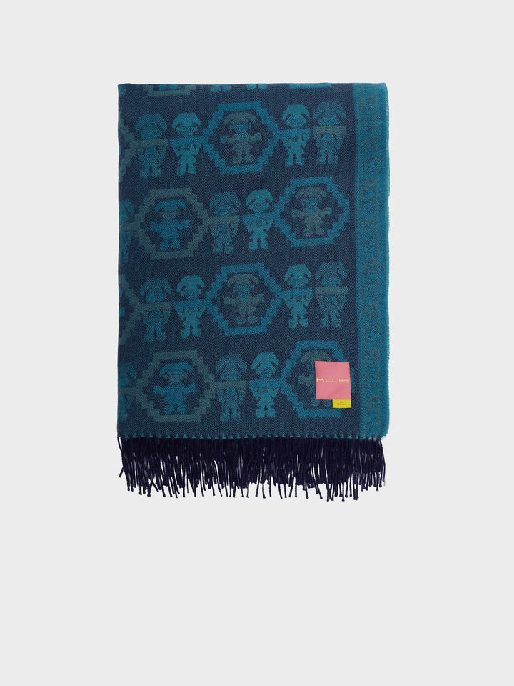 Chimu Blanket - 13 Baby Alpaca Turquoise