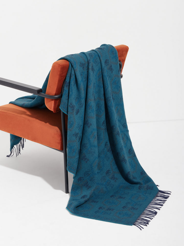 Chimu Blanket - 13 Baby Alpaca Turquoise
