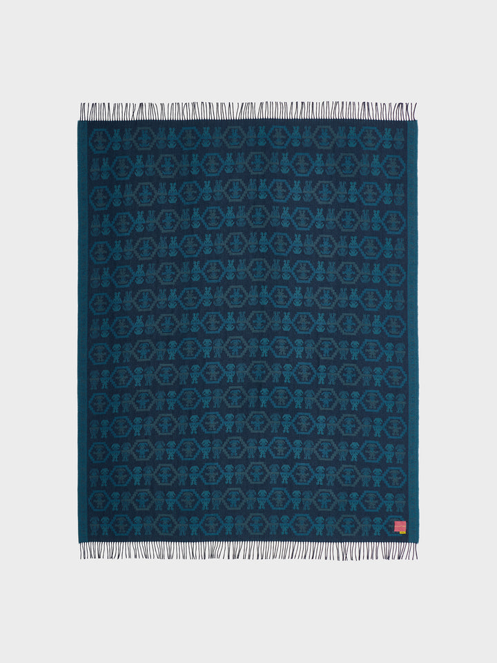 Chimu Blanket - 13 Baby Alpaca Turquoise