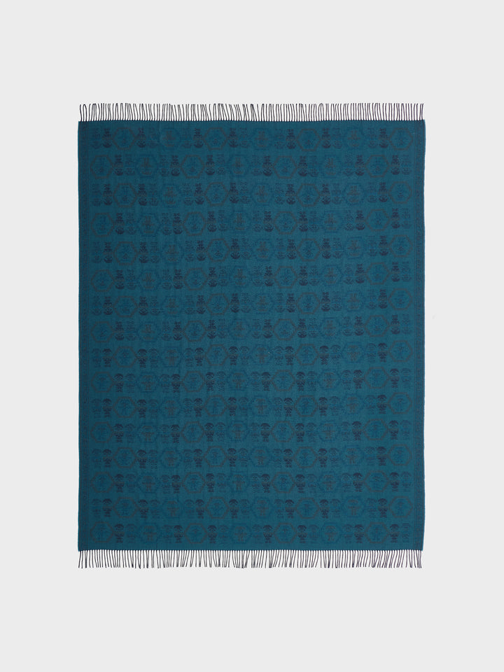 Chimu Blanket - 13 Baby Alpaca Turquoise