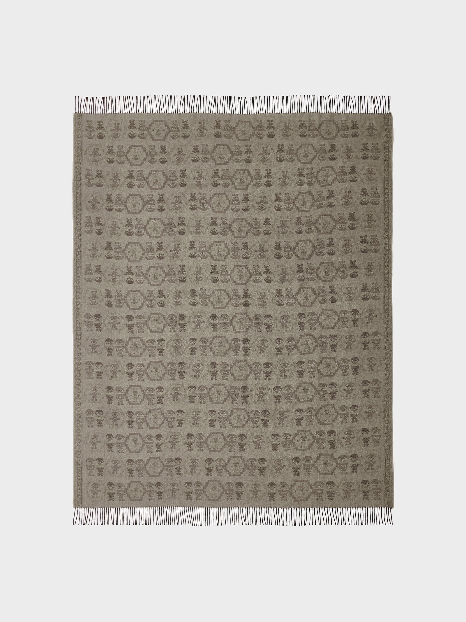 Manta Chimu - 13 De Baby Alpaca Color Beige