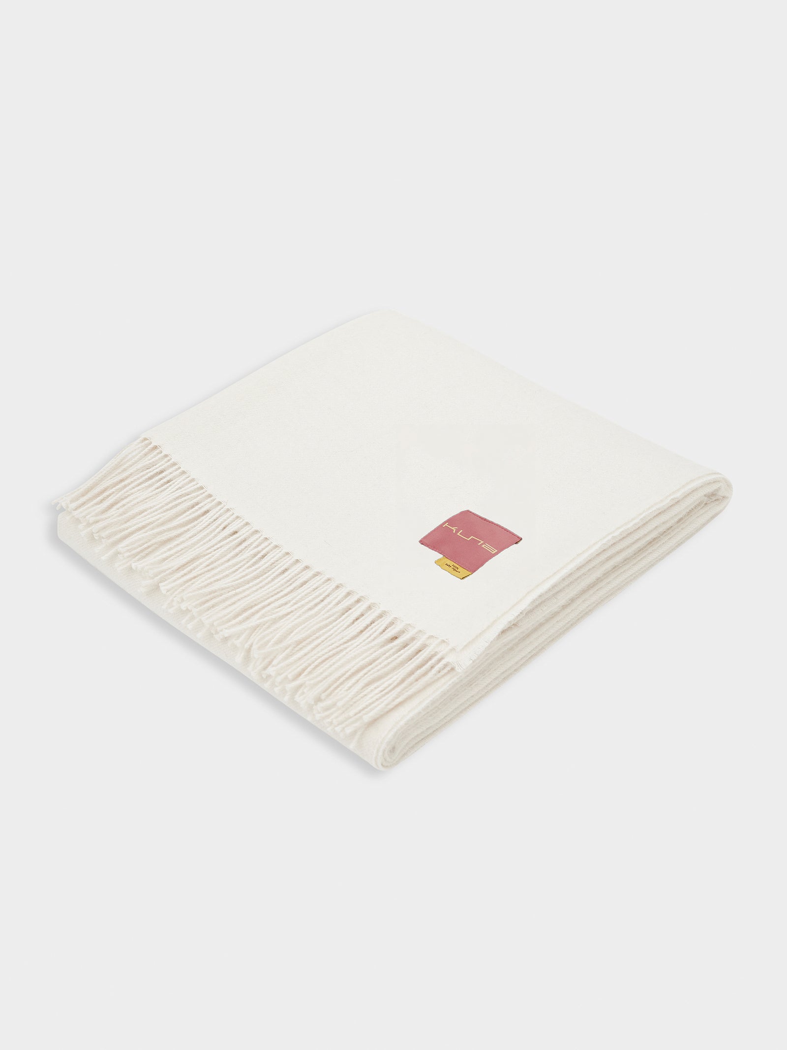 Ydeal Baby Alpaca Throw Ecru