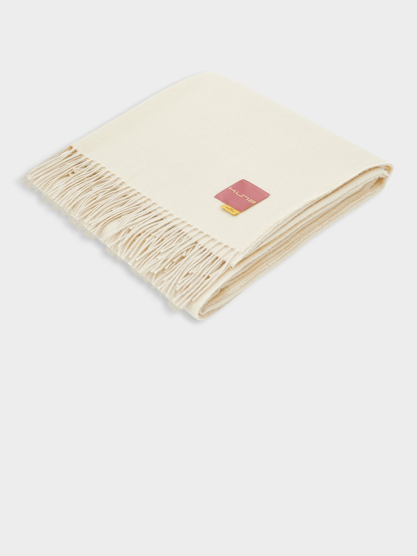 Manta Ydeal De Baby Alpaca Color Amarillo Claro