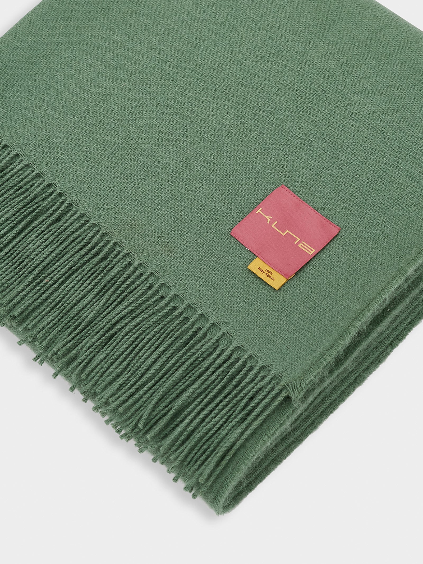 Green Baby Alpaca Ideal Blanket