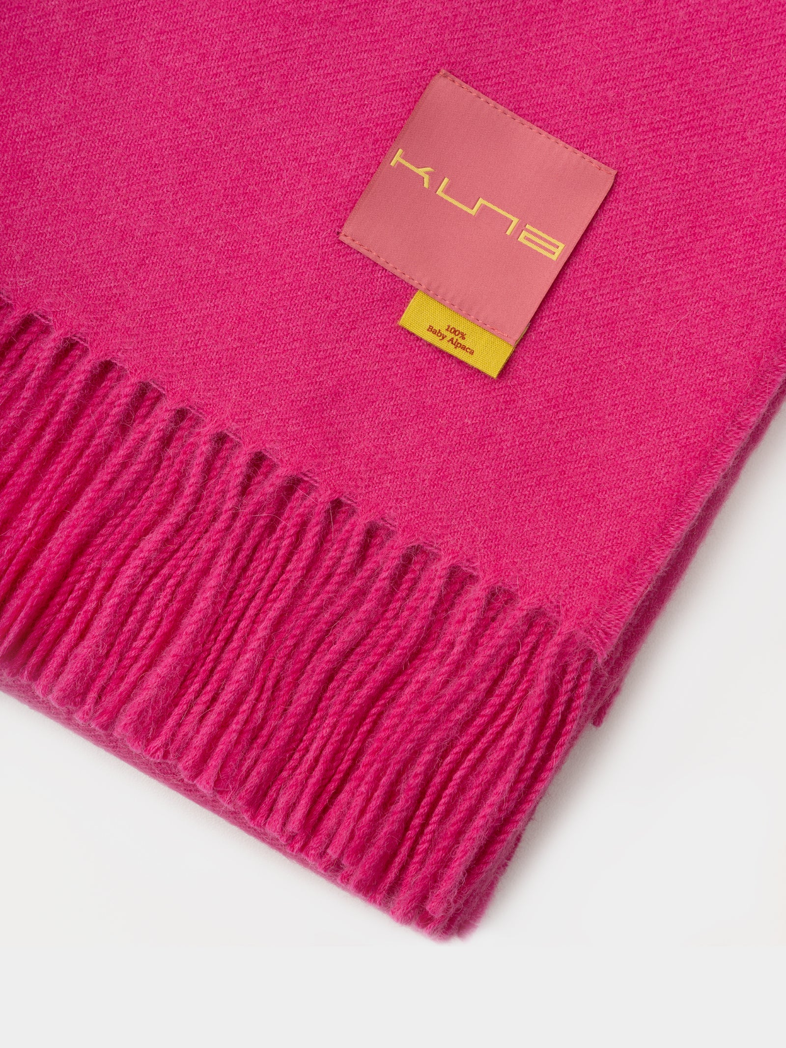 Ydeal Baby Alpaca Blanket Fuchsia