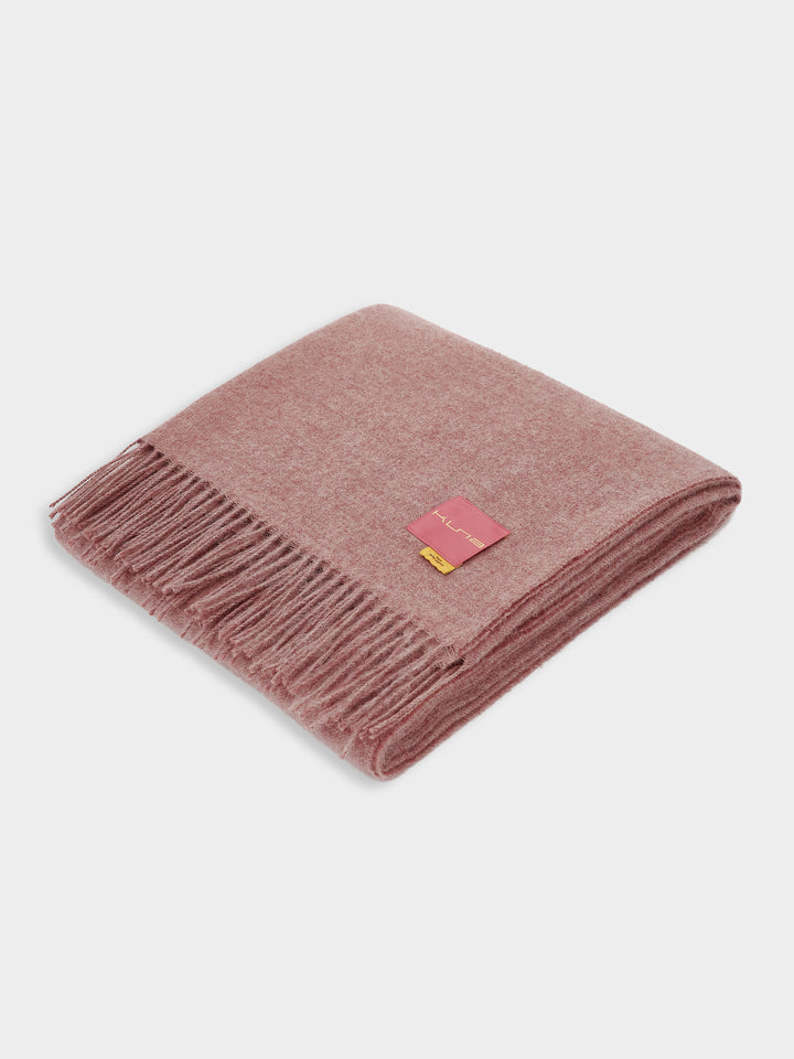 Manta Ydeal De Baby Alpaca Color Rosado