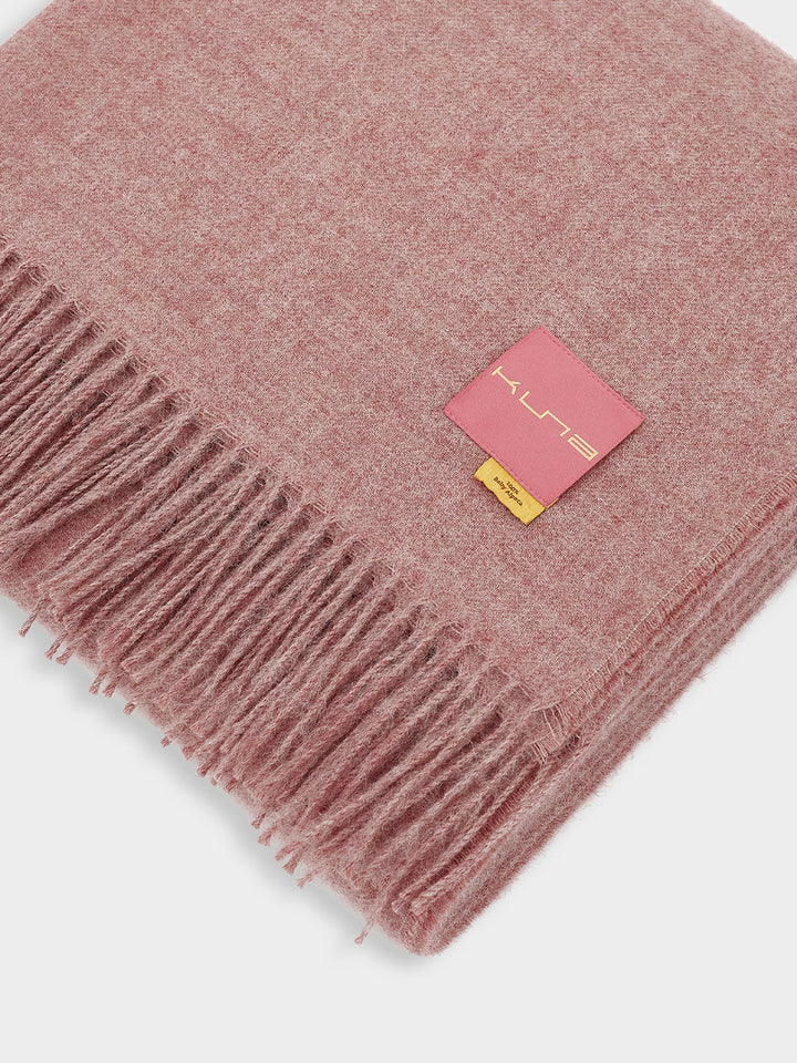 Manta Ydeal De Baby Alpaca Color Rosado