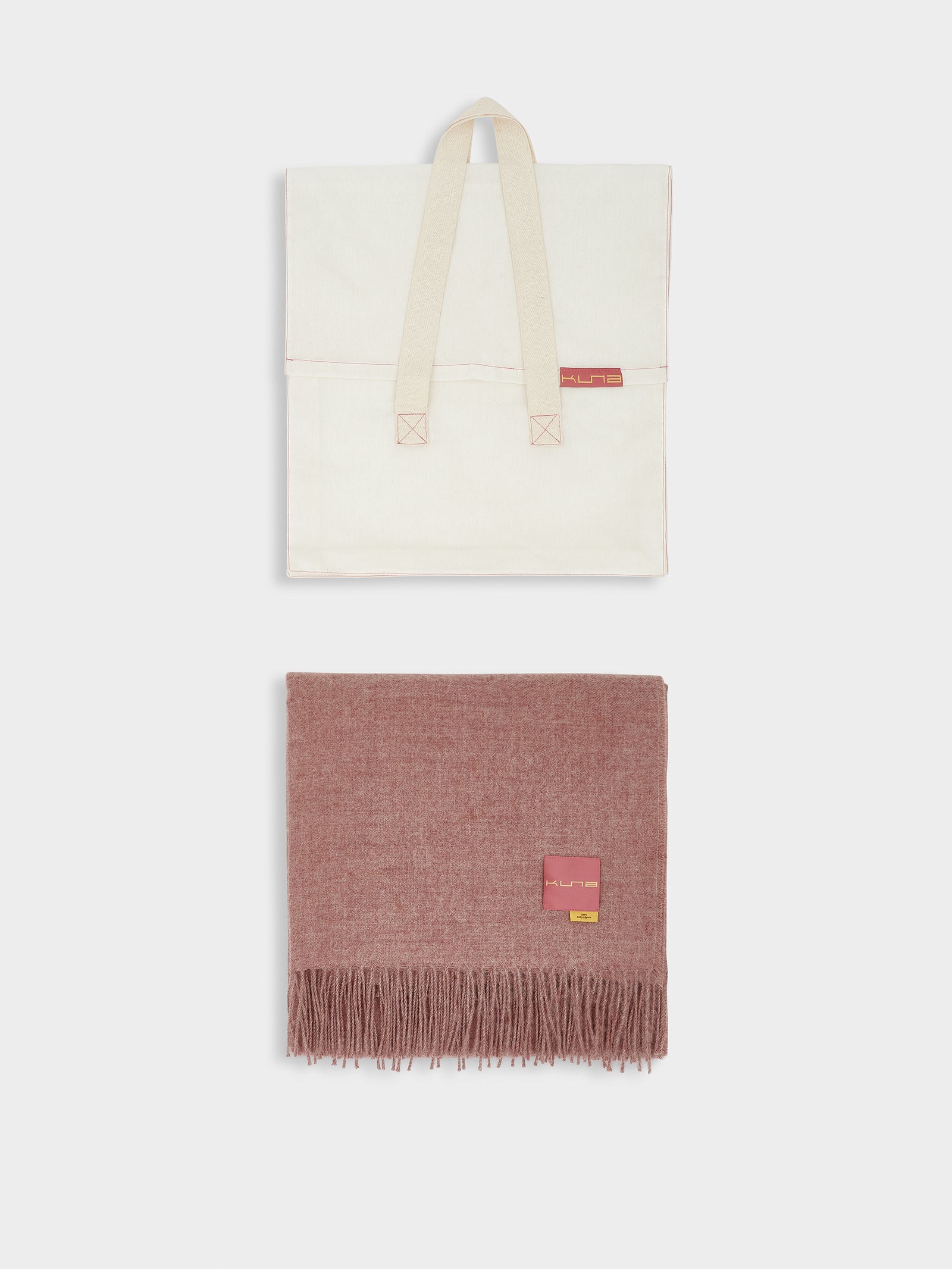 Manta Ydeal De Baby Alpaca Color Rosado