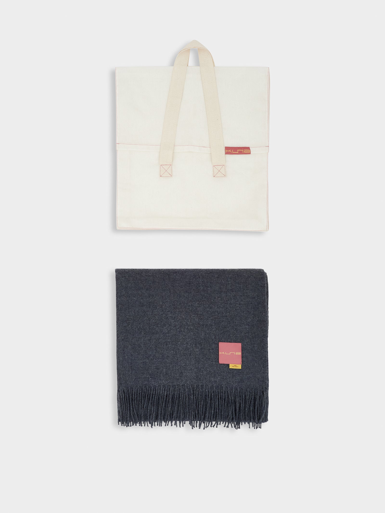 Manta Ydeal De Baby Alpaca Color Azul