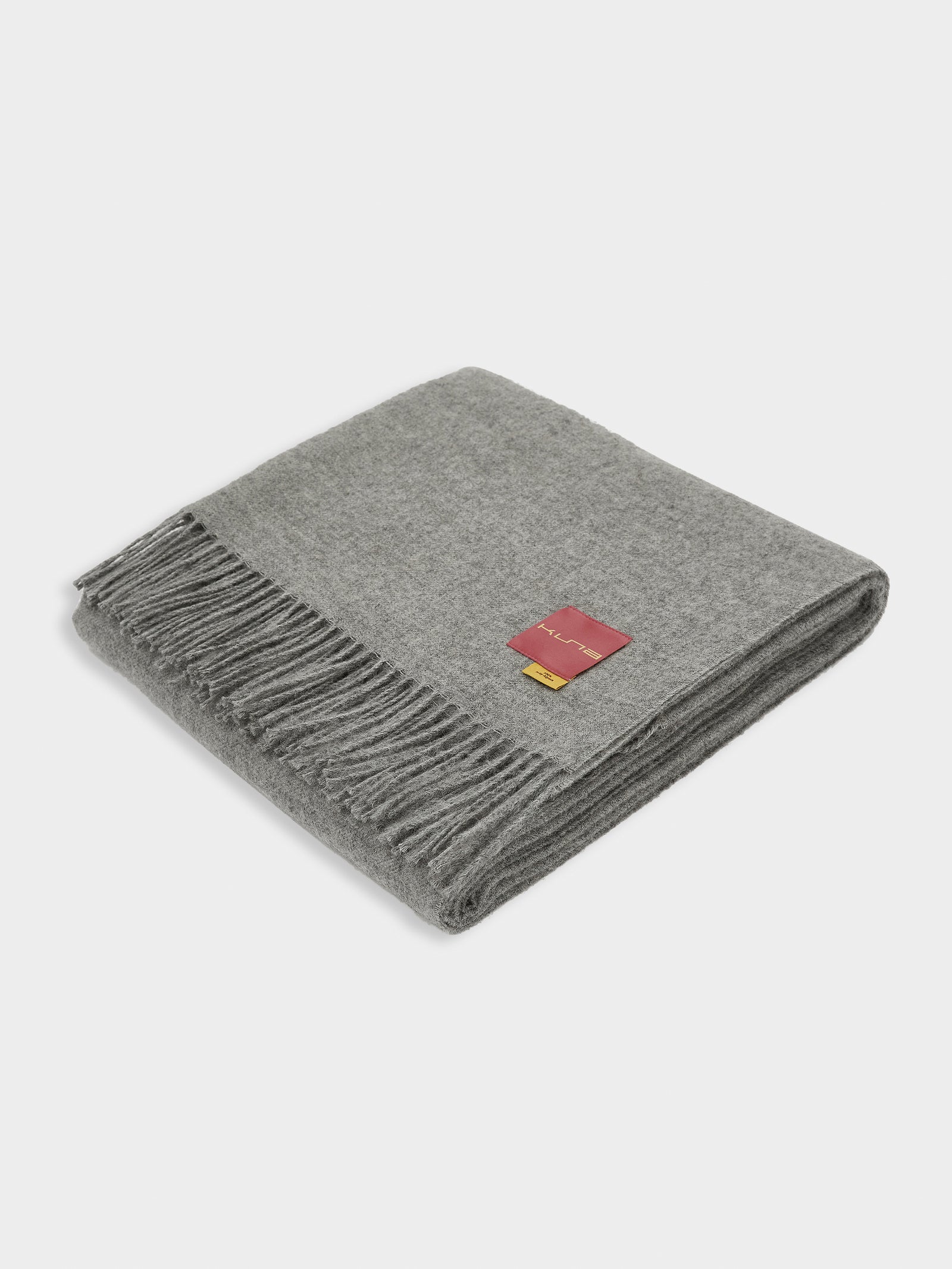 Silver Baby Alpaca Blanket