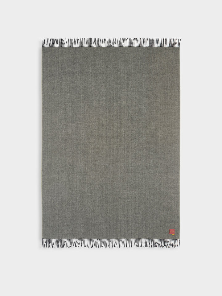 Manta Yanahuara De Baby Alpaca Color Gris