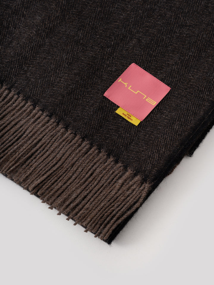 Brown Yanahuara Blanket Baby Alpaca Color Brown