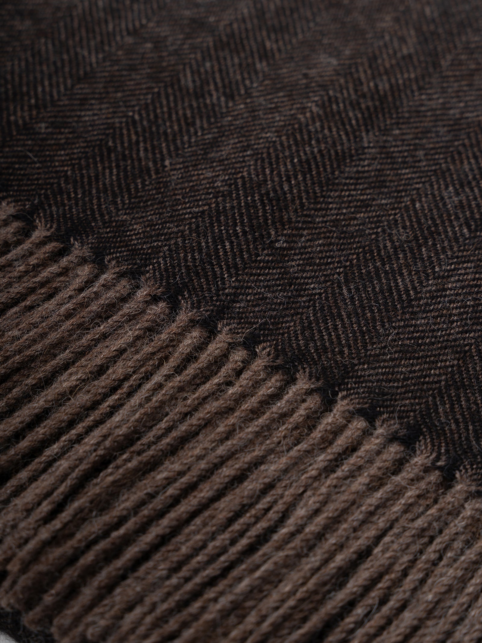Manta Yanahuara De Baby Alpaca Color Marron