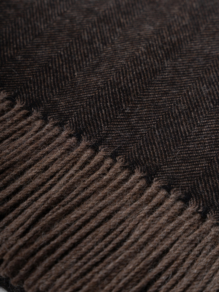 Brown Yanahuara Blanket Baby Alpaca Color Brown