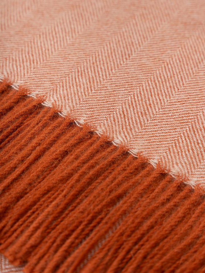 Manta Yanahuara Baby Alpaca Color Orange