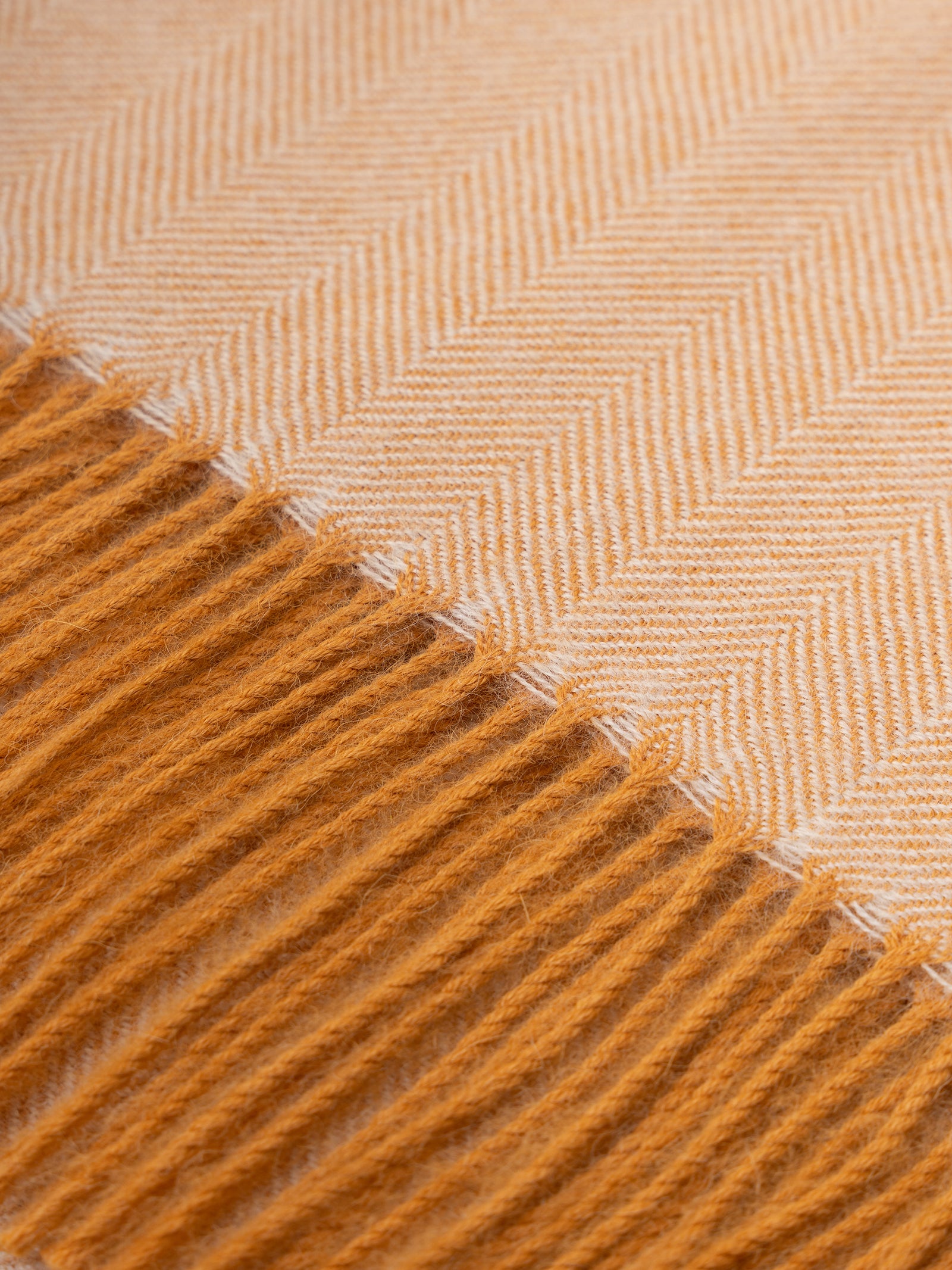 Manta Yanahuara De Baby Alpaca Color Amarillo