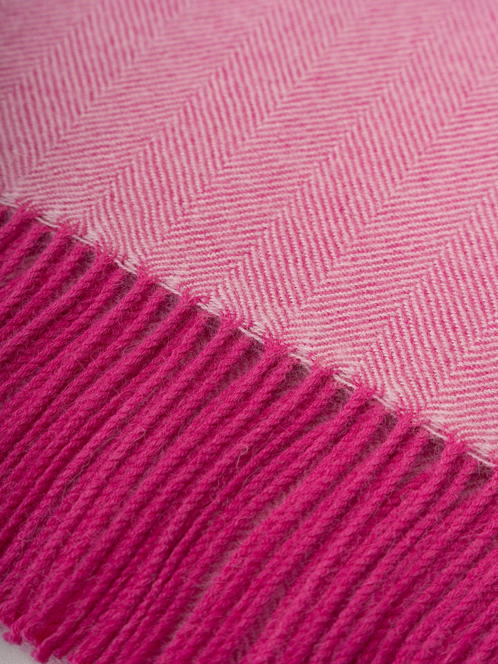Fuchsia Yanahuara Blanket Baby Alpaca Color Fuchsia