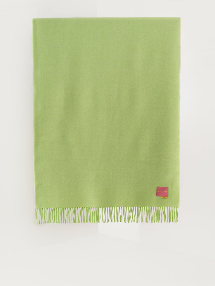 Green Yanahuara Blanket Baby Alpaca Color Green