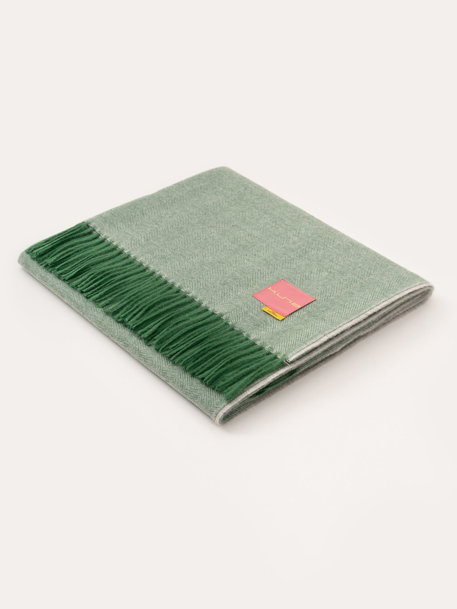 Manta Yanahuara De Baby Alpaca Color Verde