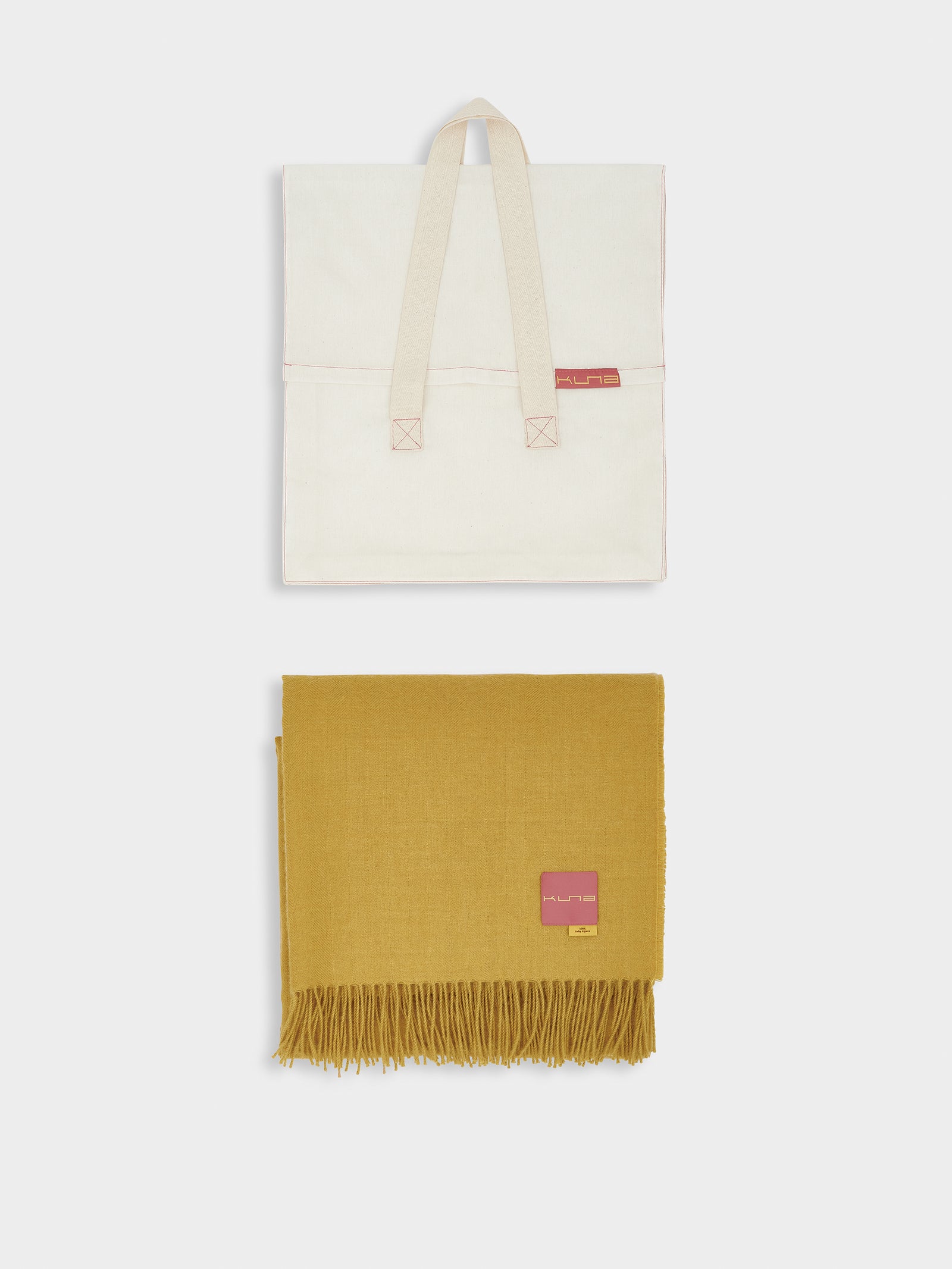 Manta Ydeal De Baby Alpaca Color Amarillo