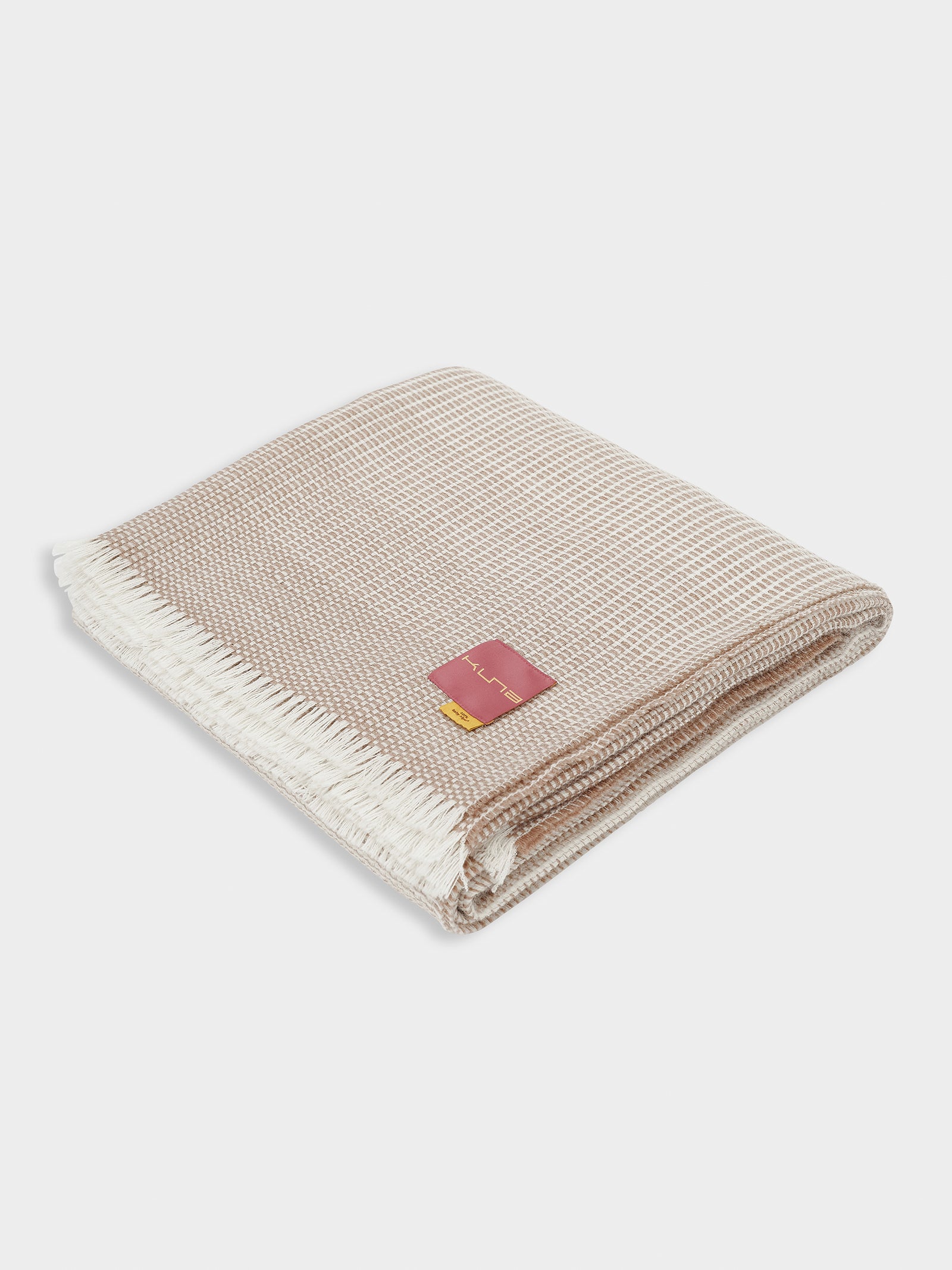 Manta Y25 De Baby Alpaca Color Beige