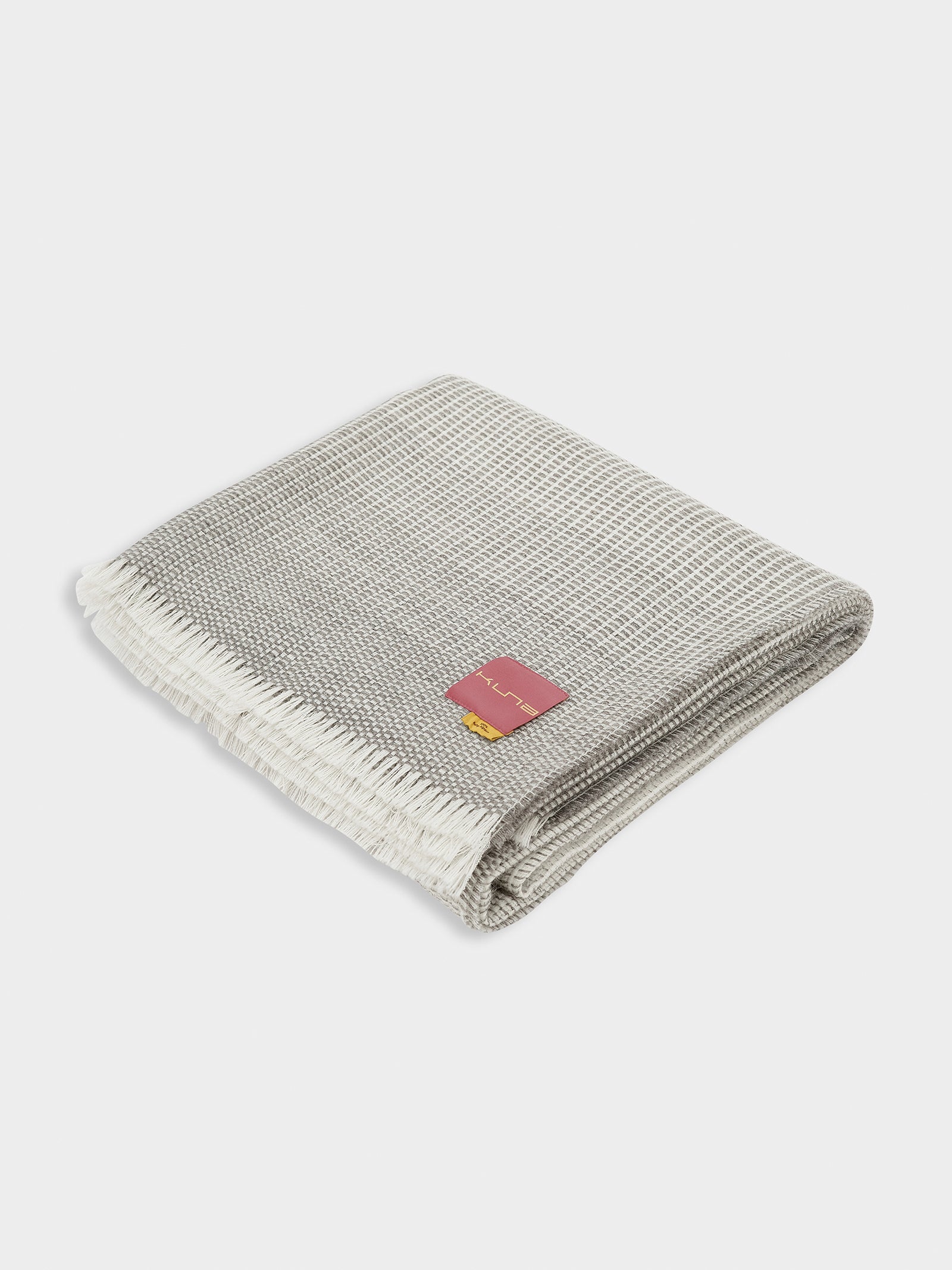 Manta Y25 De Baby Alpaca Color Gris