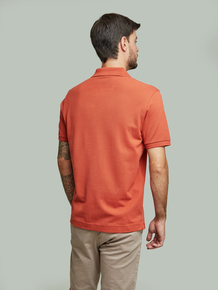 Weinsberg Pima Cotton Polo Shirt Red