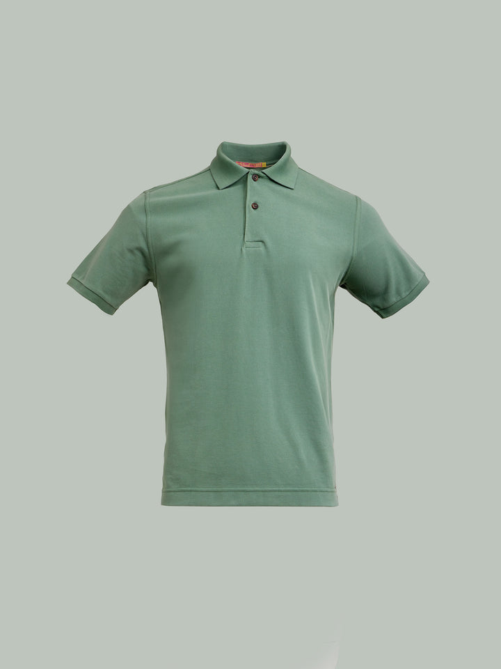 Weinsberg Pima Cotton Polo Shirt in Green