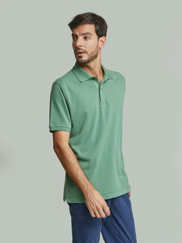 Weinsberg Pima Cotton Polo Shirt in Green