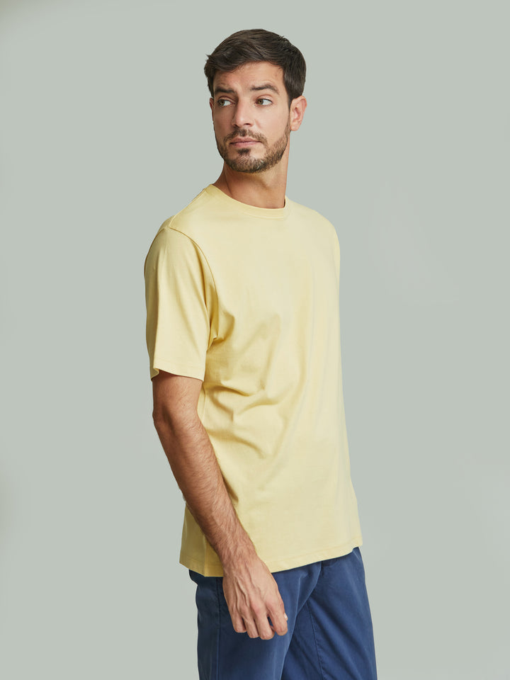 Polo Winchester De Algodón Pima Color Amarillo