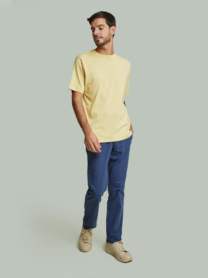 Polo Winchester De Algodón Pima Color Amarillo