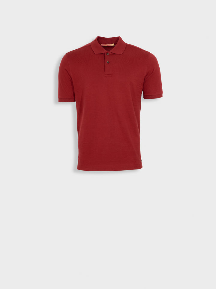 Polo Weinsberg De Algodón Pima Color Guinda