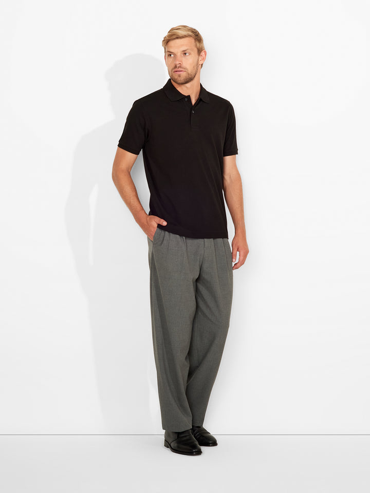 Polo Weinsberg De Algodón Pima Color Negro