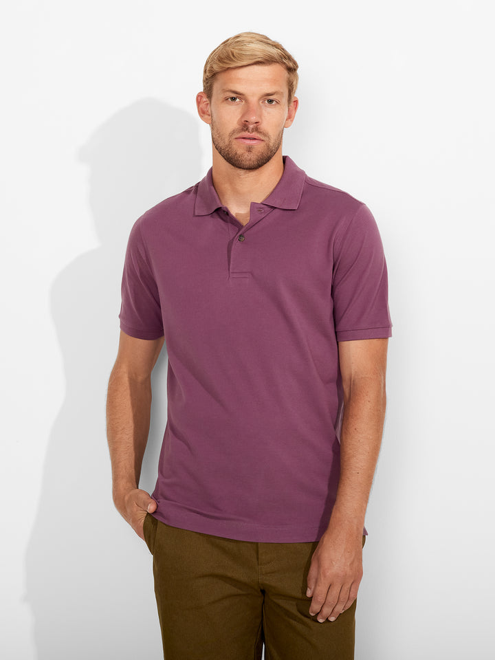 Polo Weinsberg De Algodón Pima Color Morado