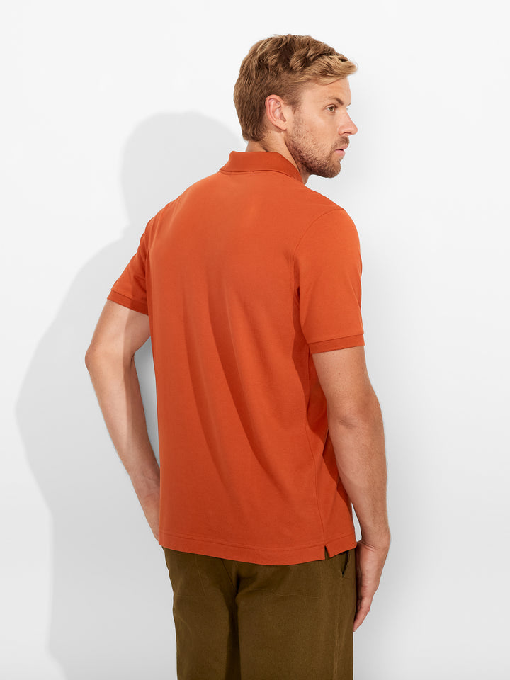 Polo Weinsberg De Algodón Pima Color Naranja