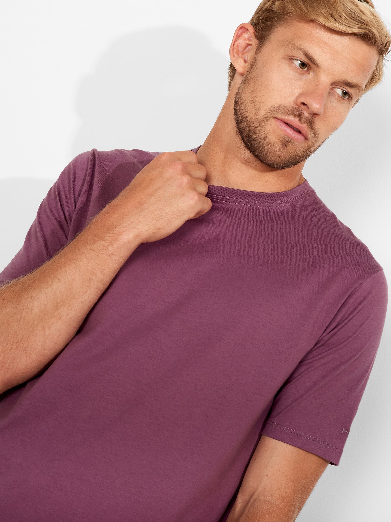 Winchester Pima Polo Shirt in Blue Cotton Color Purple