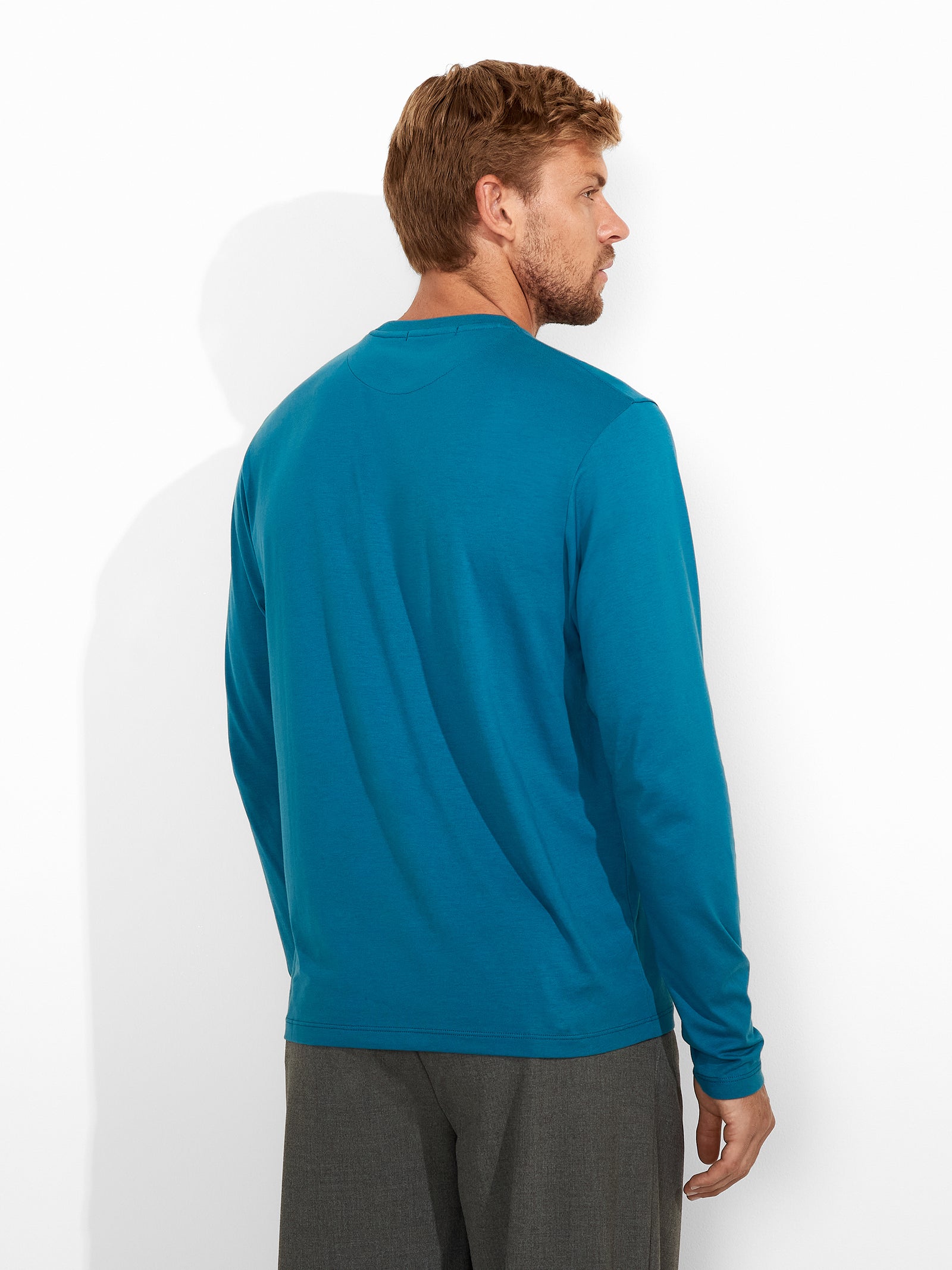 Winchester Pima Polo Shirt in Blue Cotton Color Acero