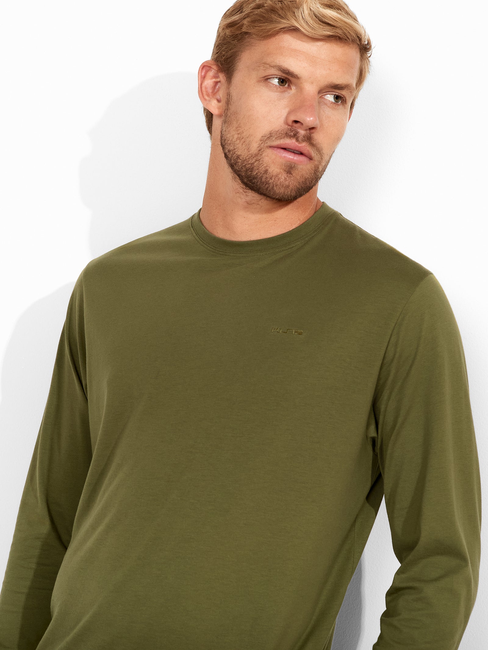 Winchester Pima Polo Shirt in Blue Cotton Color Green