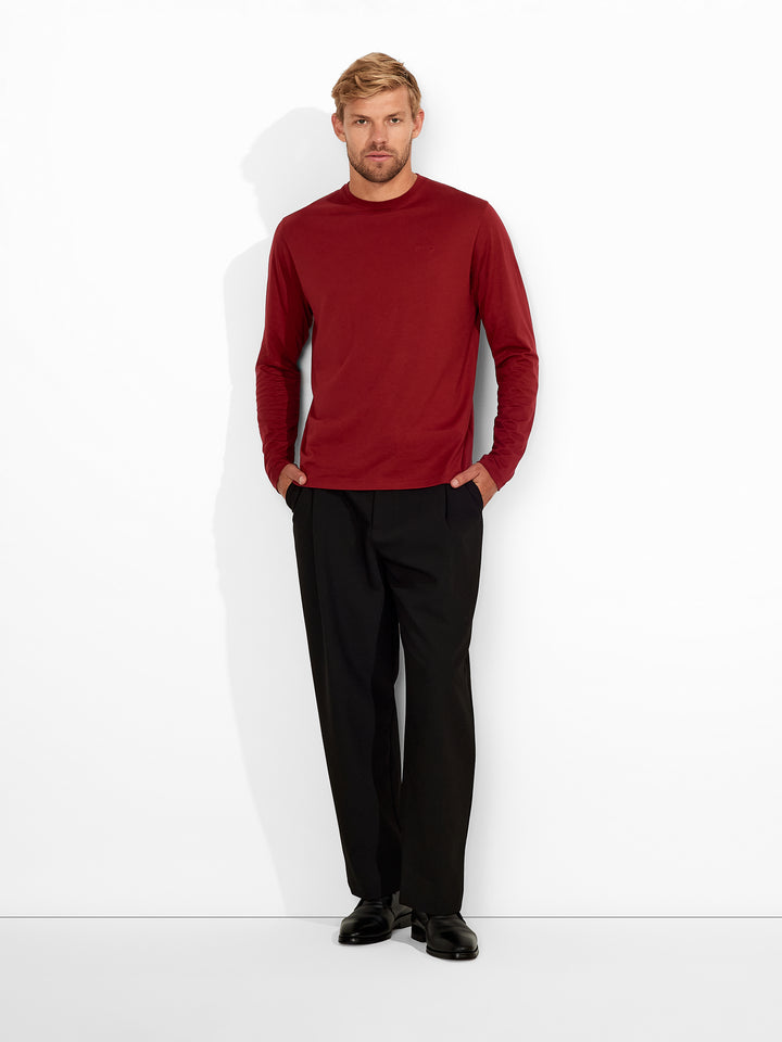 Polo Zorro De Algodón Pima Color Guinda