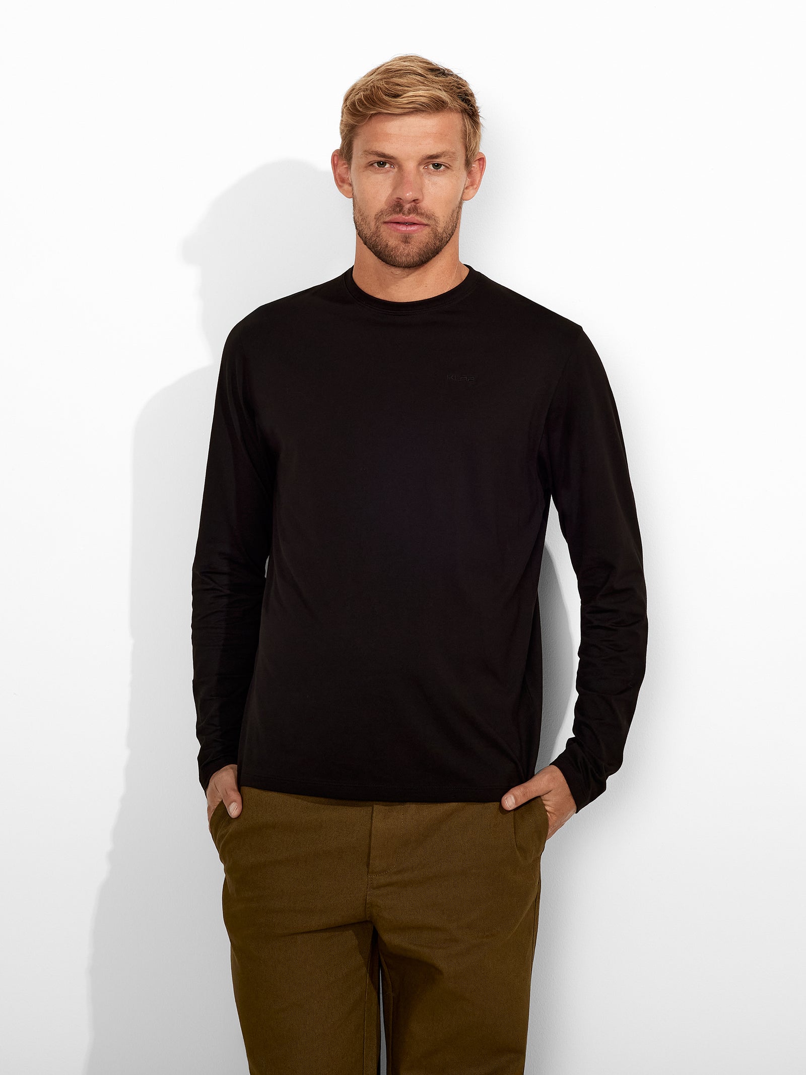Winchester Pima Polo Shirt in Blue Cotton Color Black