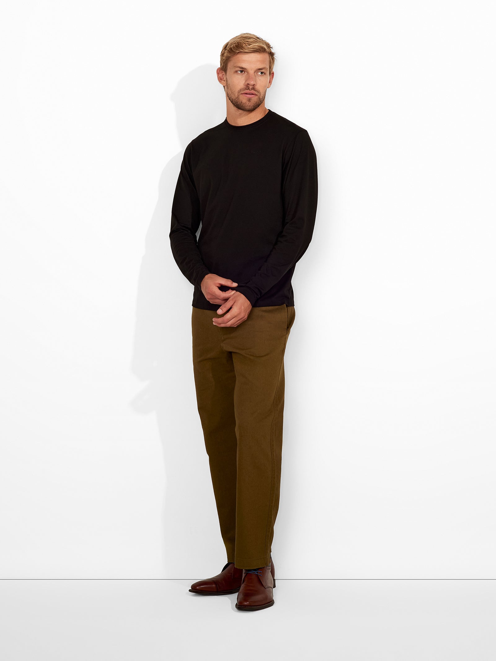 Winchester Pima Polo Shirt in Blue Cotton Color Black