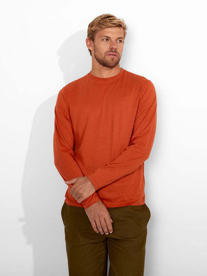 Polo Zorro De Algodón Pima Color Naranja