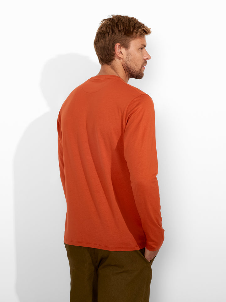 Polo Zorro De Algodón Pima Color Naranja
