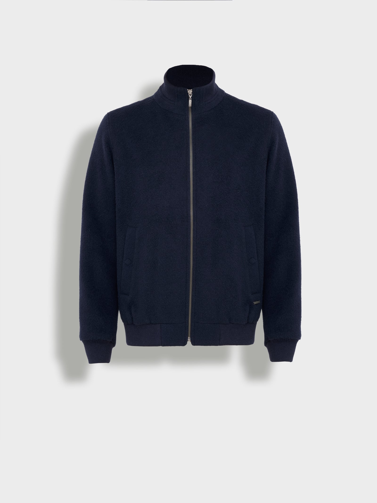 Alois Baby Alpaca Jacket in Blue