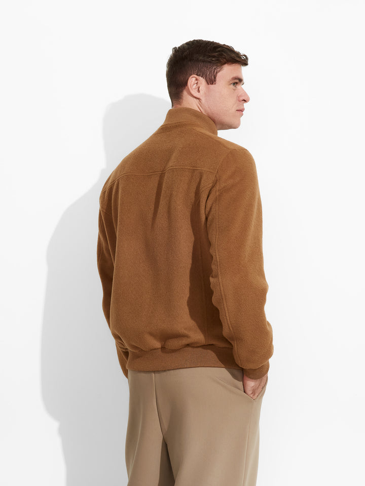 Casaca Alois De Baby Alpaca Color Camel